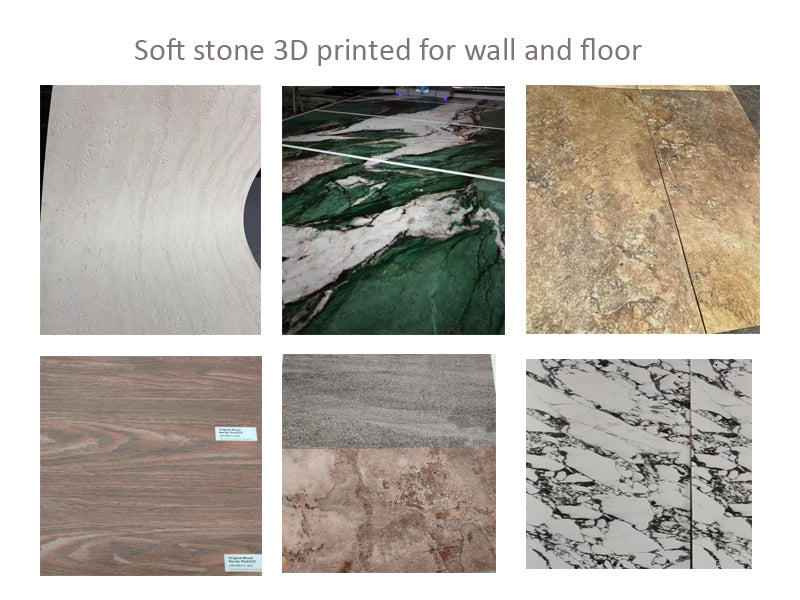 3D Printed soft stone for wall and floor