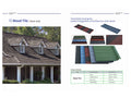 Stone coating roof tile Wood tile